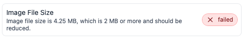Example of failing image-size check